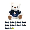 【ポイント15倍】サッカー日本代表 プレーヤーズベアキーホルダー 2024 SAMURAI BLUE　サッカー日本代表アクセサリー24jfa-013
