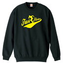 陸上競技 マラソン ランニング トレーナー スウェット メンズ レディース ジュニア 裏パイル 練習着 おもしろ 名入れ おしゃれ 文字入れ無料 綿100% キッズ 大きいサイズ 「ベースボールシャツ風 Track & Field」 アートワークスコウベ 【送料無料】