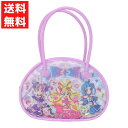 おでかけセット パープル キミとアイドルプリキュア キュアアイドル キュアウインク ヘアブラシ ミラー クリアポーチ おしゃれ遊び キッズ 旅行