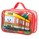 【ブロック 知育玩具】電車 ペタペタブロック ビニールバッグ入 S セット パズル パーティー イベント バザー ビンゴ 子ども会 プレゼント ギフト グッズ ノベルティ 誕生日 景品 販促 雑貨