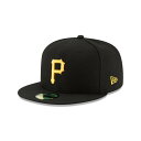 【公式・正規取扱】ニューエラ キャップ NEW ERA CAP 59FIFTY MLB オンフィールド ピッツバーグ パイレーツ ゲーム ブラック 13554978 ベースボール メジャーリーグ 帽子 メンズ レディース ユニセックス 男女兼用 大きいサイズ プレゼント 送料無料