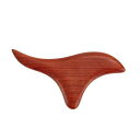 ”ツボ押し棒 ツボ押し ツボ押し棒 【 14 X 3 X 8 CM 】カーブが手に馴染み、押しやすくて いろんな部位を刺激出来る オカリナ型 ツボ押し棒 天然木 押しやすく 絶妙な形 男女兼用”