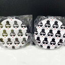 HAPPYFACE ハッピーフェイス EMMAいっぱいコンパクトミラー 鏡 ミラー コンパクト 拡大鏡付き 小物 EMMAちゃん 白ホワイト グレー レッド赤 ストライプ プレゼント ギフト 上品 可愛い 丸型 ラウンド型