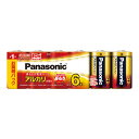 【あす楽】パナソニック アルカリ乾電池単1形6本パック LR20XJ/6SW Panasonic【即納・送料無料】