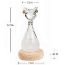 古代 天候予測器 グッズ 飾り 結晶 猫 オブジェ 猫の天気予報士 天気予報 晴雨予報 置物 猫の天気予報士 ガラス ストームグラス