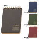 メモ帳 kleid クレイド Kraft work memo A7 クラフトリングメモ 新日本カレンダー おしゃれ文具 大人 仕事 ビジネス シンプル メール便可 マシュマロポップ