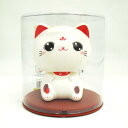 お土産品 ソーラー人形 ソーラーうなずきニャンコ ぱっちり