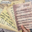 背景紙 素材紙 英字 楽譜 レトロ おしゃれ ヴィンテージ コラージュ メモ帳 素材紙 15柄×各2枚 素材ペーパー レトロ 背景紙 スクラップブック デザインペーパー 手帳 日記 アルバム ハンドメイド 資材 素材 手帳 DIY 痛バッグ 装飾【D MADE】