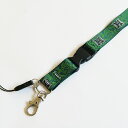 ハワイ大学(University of Hawaii) ネックストラップ グリーン(緑) モンステラ UH ハワイアン雑貨 お土産 スマホ 携帯 直輸入