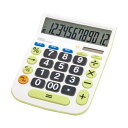 【ポイント20倍】（まとめ）ナカバヤシ 電卓デスクトップ大型キータイプ L 12桁 ECD-8503G 1台【×5セット】