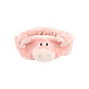 NICI ニキ ヘアバンド もこもこバンド リラックス メイク 洗顔 おうち時間 動物 ぶた ピンクピッグ ギフト プレゼント グッズ おもちゃ*即納