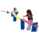 一歩社 はじめしゃ TOYトイ渡し〜一歩社(はじめしゃ)のプール遊びに大活躍の水遊びのおもちゃ・遊具。ソフトなスポンジレールを使ってコースが作れます。(084)