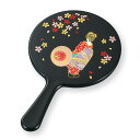 山中塗 姫鏡 舞妓さん【和風 】【鏡 ミラー】【海外へのおみやげ】【贈り物 プレゼントにも】【母の日 敬老の日】【Made in Japan】