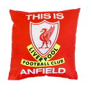 リバプール オフィシャル アンフィールド クッション 40×40cm サッカー プレミアリーグ サポーターグッズ インテリア アクセサリー
