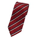 新品 ゼニア ブランド ネクタイ エルメネジルド・ゼニア Zegna シルク 100% 高級 ストライプ フラワー 花柄 レッド 赤 50803 アウトレット