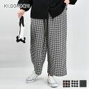 【レビュー特典付】 KI.GOKOCHI ネル イージーパンツ レディース パンツ ファッション 秋 冬 ポケット付き ズボン かわいい おすすめ ゆったり チェック ネル素材 ボトムス ウエストゴム カジュアル おしゃれ ロングパンツ