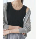 シアードッキングラメテレコタンクトップ／ロペピクニック（ROPE' PICNIC）