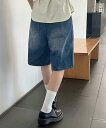 オーナードバックラインデニムバミューダパンツ ショートパンツ デニムショートパンツ レディース｜韓国 DAILYJOU｜コーディブック