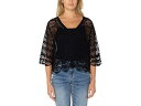 (取寄) リバプールロサンゼルス レディース ショート スリーブ レース ボレロ Liverpool Los Angeles women Short Sleeve Lace Bolero Black