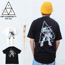 ハフ HUF Tシャツ 半袖 メンズ ガンダム TT コラボ ( HUF×GUNDAM Gundam TT S/S Tee ティーシャツ T-SHIRTS カットソー トップス メンズ 男性用 機動戦士ガンダム ユニセックス かっこいい おしゃれ 人気 安い ブランド キャンプ カジュアル 夏 フェス アウトドア