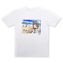 【ふるさと納税】白い砂のアクアトープ描き下ろしTシャツ　Lサイズ