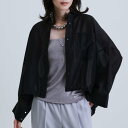 ギャレスト GALLEST シアーローンステンカラーシャツ (ブラック(019))