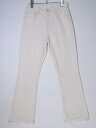 MOTHERマザー MUSE de Deuxieme Classe購入 NATURAL INSIDER CROP(ナチュラルインサイダークロップ デニムパンツ)【LDNA77433】【ホワイト(生成り)】【24】【中古】【沖縄.離島以外 送料無料】【DM250218】