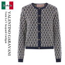 【数量限定・在庫限り・早い者勝ち!】 バレンチノ / Valentino Garavani Toute La V Jacquard Cardigan / 6B3KA09X92M / 6B3KA09X92M R0H / 6B3KA09X92MR0H / カーディガン