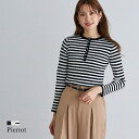 ヘンリーネックニット ☆ ニット ヘンリーネック オフィス きれいめ パール レディース 春 ピエロ