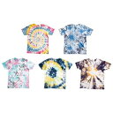 【ふるさと納税】タイダイ染めオリジナルTシャツ作成キット　Mサイズ 5パターンから1つ選択可能　【自分探求、おひとり様キット】 ファッション 自宅 タイダイ染めキット 体験キット 思い出 おうち時間