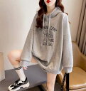 トップス プルオーバー パーカー ミディアム丈 長袖 ボリューム袖 ドロップショルダー ワイド フード ポケット 送料無料 個性的 M L XL グレー 青 ピンク かわいい 大人可愛い シンプル カジュアル 大人 おしゃれ かっこいい こなれ感 ラフ パーカー ロゴ 春 秋 レディース