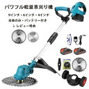 草刈り機 充電式 コードレス 芝刈り機 ★ナイロンコード進呈★ 草刈機 刈払機 電動 除草 軽量 庭 園芸 雑草 充電 軽量 安全 無線 替刃4種類 角度調整 バッテリー 充電器 付 送料無料 【12V草刈り機か21V草刈り機】