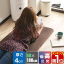 【楽天1位】長座布団 低反発 ごろ寝マット 60×180cm 厚さ4cm マルチマットレス 洗えるカバー付き ロングクッション お昼寝マット 低反発 高反発 春夏秋冬 マットレス 車中泊マット 寝具 キャンプ用品 長ざぶとん ロングクッション ごろ寝 おしゃれ 1年保証 ★[送料無料]