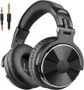 OneOdio Pro 10 オーバーイヤー ヘッドホン 有線 低音 ヘッドフォン 50mm ドライバー 6.35 & 3.5mm ジャック DJ モニター ヘッドホン レコーディング ミキシング スタジオモニタリング ギター ポッドキャスト 携帯電話 PC MP3/4用 送料無料