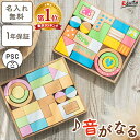 【期間限定P10倍 | お買い物マラソン】【名入れ無料＆ 1年保証】積み木 つみき 木のおもちゃ SOUNDブロックス Large エデュテ 知育玩具 1歳誕生日プレゼント 1歳 赤ちゃん 0歳 一歳 1歳半 2歳 出産祝い ギフト 女の子 男の子 音のなる積み木
